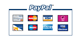 All major debit and credit cards accepted via a paypal terminal