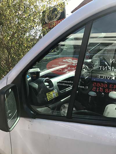 Vauxhall Vivaro Door Glass Replacement After Salford Break-in - after